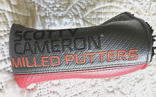 Scotty Cameron Milled Putters Blade Cover Golf Club Headcover Red  Gray 