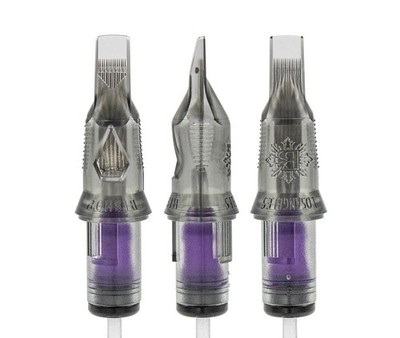 Bishop Tattoo Da Vinci V2 Cartridges  Regular  12 Gage With 25 Pins  Curved M...