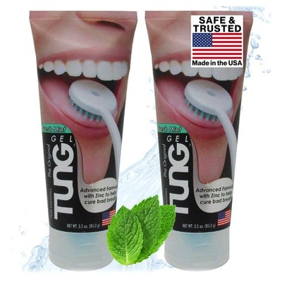 Tung Tongue Gel, Fresh Mint Tongue Cleaner Paste, Bad Breath Odor Eliminator,...