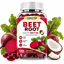 Beet Root Softgels - Nitric Oxide, Booster Blood Pressure Heart, Antioxidant