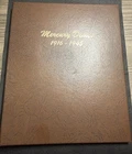 Dansco 7123 Mercury Dime Album + 6 BU Silver Dimes 1916-1945 Starter Set
