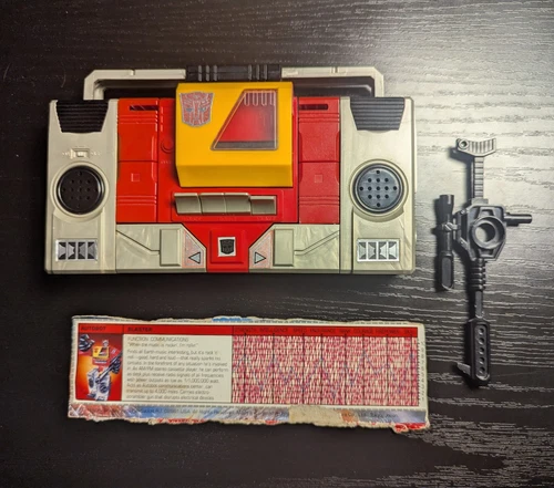 G1 Transformers BLASTER 1984 Hasbro Takara Boombox Autobot Figure