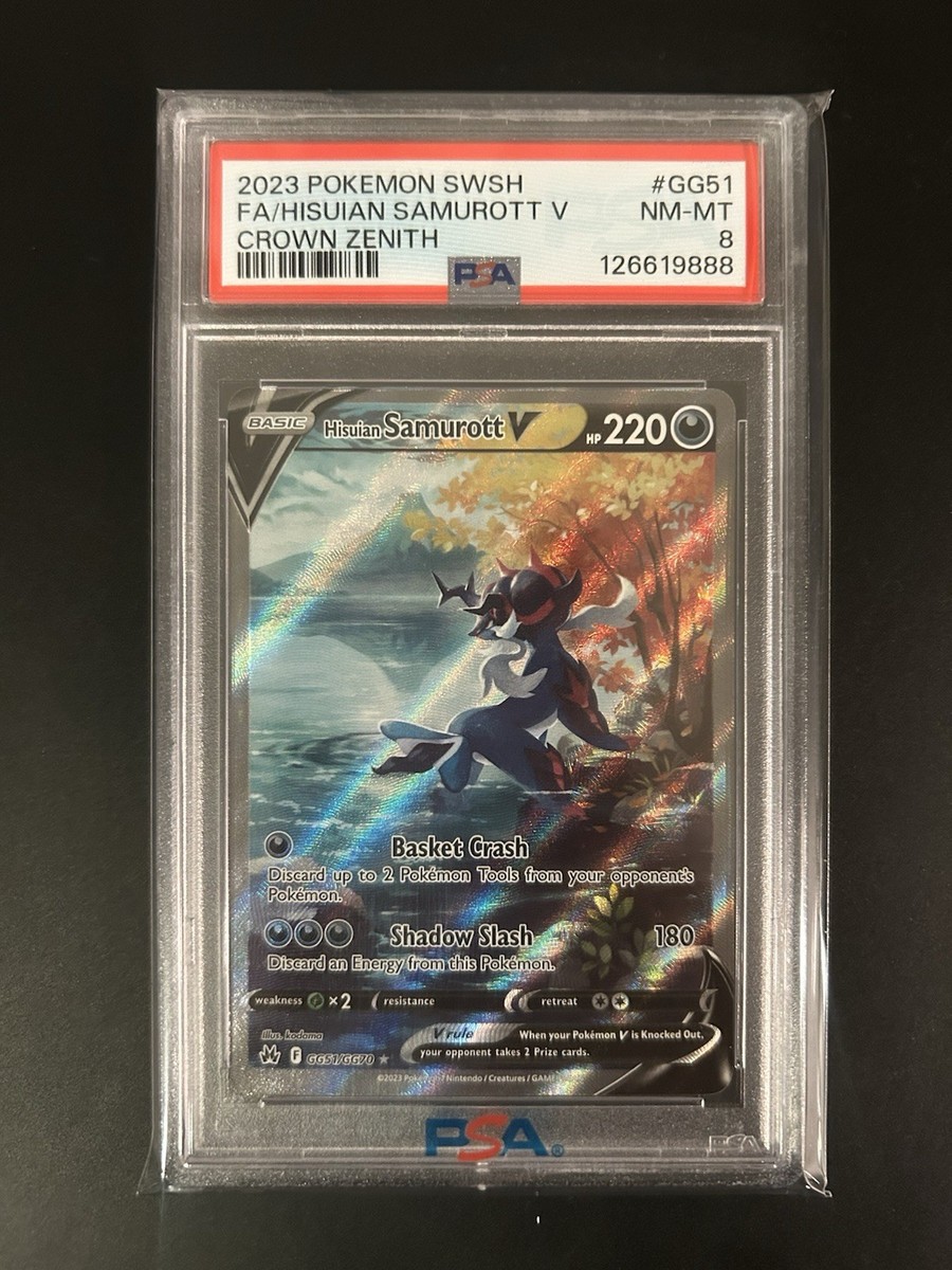 samurott v pokemon card value Hisuian - 101/189 Ultra Rare The item may be similar but not exactly the same as the image (e.g Hisuian Samurott V - GG51/GG70