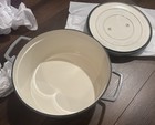*Rare* HTF  ‘Martha Stewart’ Collector’s 8qt Enameled Cast Iron Round Dutch Oven — photo 4
