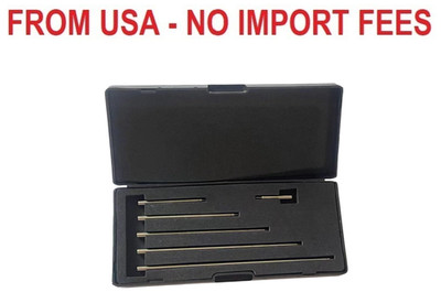 6pcs Dial Indicator Extension Stem Rod, 1'',2'',3'',4'',5'',6'',Electrical Digital Ind