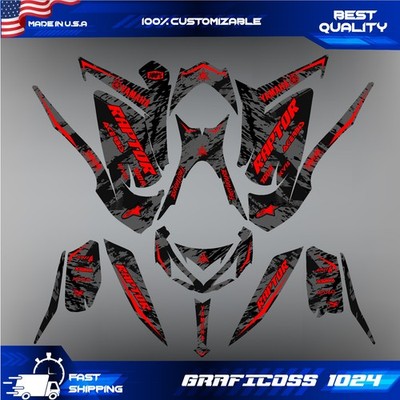 Yamaha Raptor 700 ATV Decal Graphics Kit 2013 2014-2025 2026 Racing Custom US
