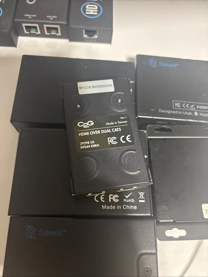 Lote de extensores HDMI sobre cable Cat5e/6 - Sewell, StarTech, C2g y Sewell (10) Foto 4 de 4