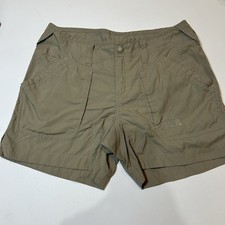 The North Face women's Beige khaki shorts size 4 Hiking Outdoor Campcore Nylon