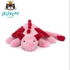 Jellycat Heart Dragon Valentine Limited Edition New with Tags With dust bag