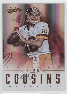 2012 Panini Absolute Rookie 141/399 Kirk Cousins #155 Rookie RC 04gc