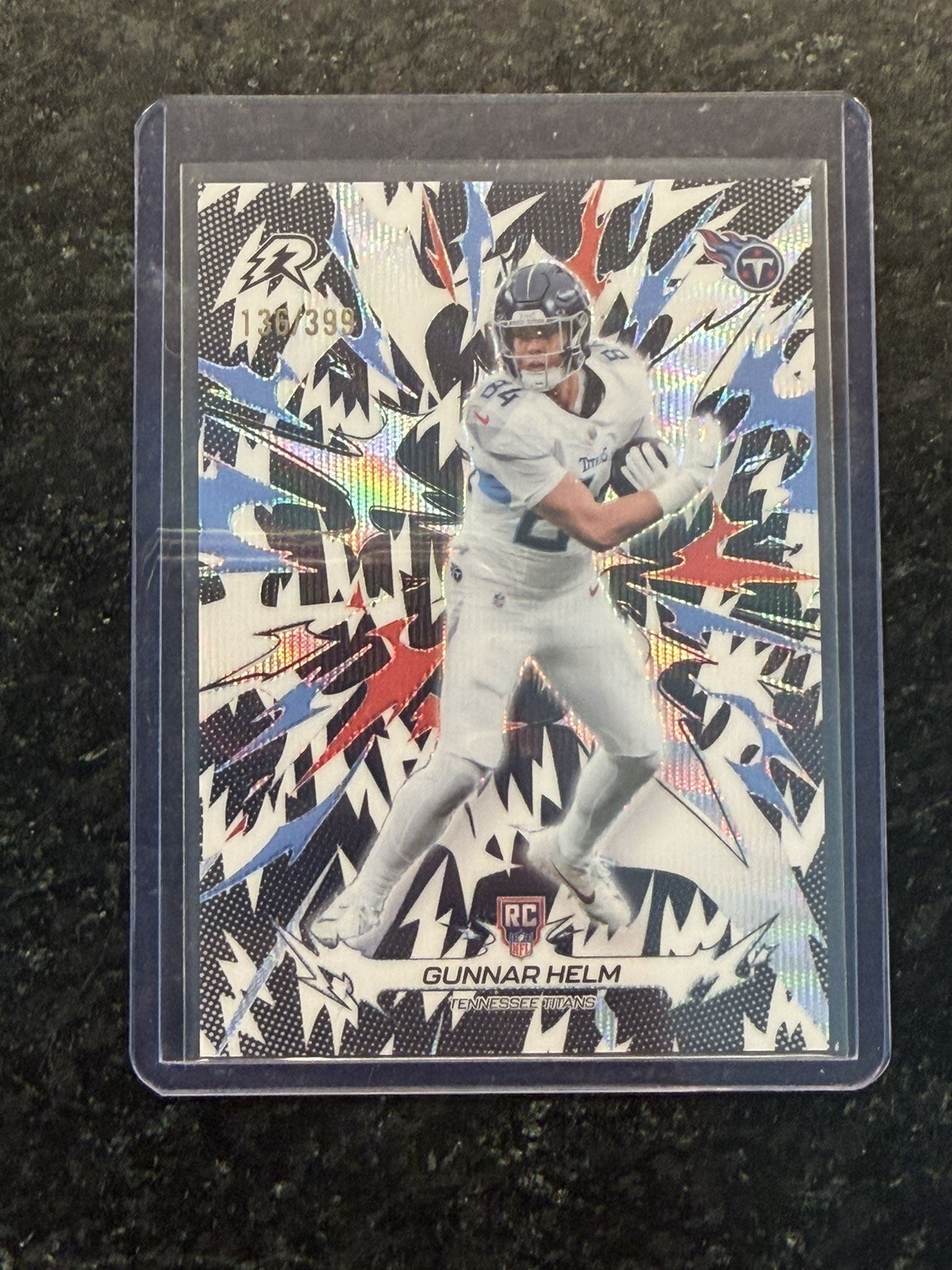 Topps 2025 Gunnar Helm Rookie #196 Tennessee Titans Serial Numbered /399