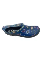 Sloggers Waterproof Ditsy Floral Garden Clog w/ Comfort Insole Blue