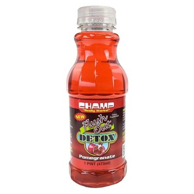 CHAMP FLUSH-OUT DETOX DRINK - Pomegranate - 1 Pint (473ml)