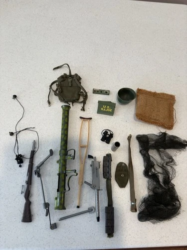 Hasbro GI Joe Accessories From The 1960’s. Sold as A Set.