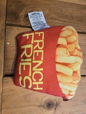 French Fries 12 X 12" Pillow Novelty Decorative Cushion Funny Soft Food Hippie