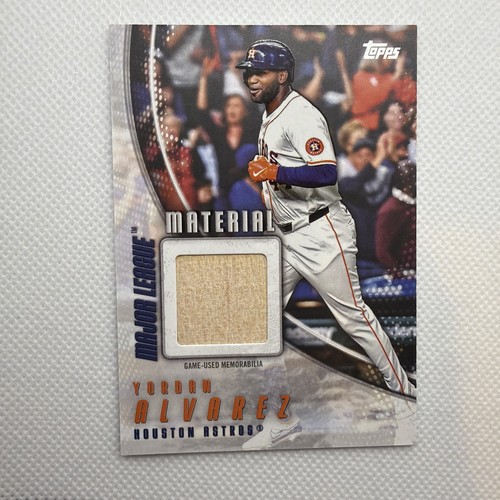 2025 Topps Series One Yordan Alvarez Major League Material Game-Used Bat #MLM-YA