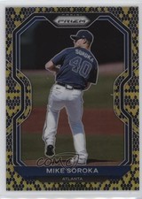 2021 Panini Prizm Tier II Snakeskin Prizm 40/50 Mike Soroka #174 1u6