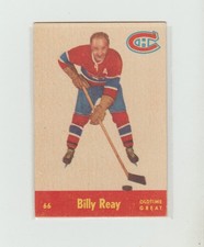 1955-56 Parkhurst BILLY REAY Trading Card raw ungraded Parkies Old Time Great