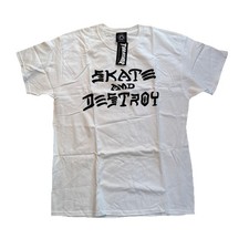 Thrasher Skate and Destroy Tee Shirt WHITE Style 3110034