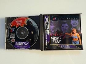 Night Trap Sega Mega CD 32X - UK PAL VGC CIB - High Quality Packing - Tracked