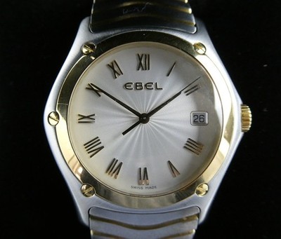 Ebel Classic Wave E1187F41 Herren Swiss Made Bicolor 18k 750 Gold / Stahl