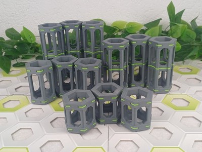 12x «Höhensteine»   «GraviTrax kompatible Erweiterung»  ( Im Set 5 - 12CM )