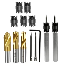 13-Pack Spot Weld Cutter Sets Double Sided, 3/8" 5/16" HSS Spot Weld Cutter Remo