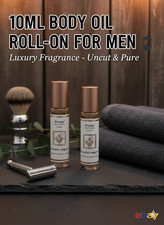 10ml Roll-On Body Oil for Men   Long-Lasting Fragrance Travel Perfume