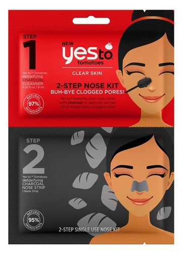 yes to tomatoes 2 step blocked pore nose kit cleanser & nasal