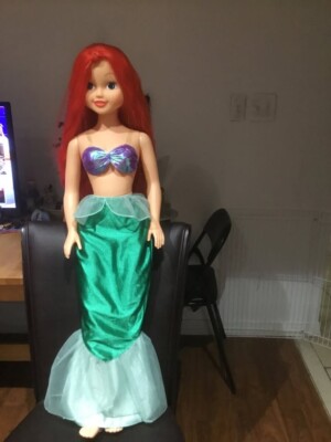 Disney Princess Ariel My Size Doll 38'' Life Size Little Mermaid