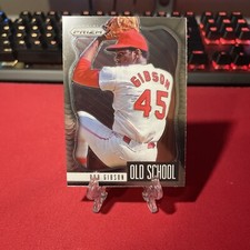 2021 Prizm Baseball Bob Gibson Old School Insert Card #OS-3 B567
