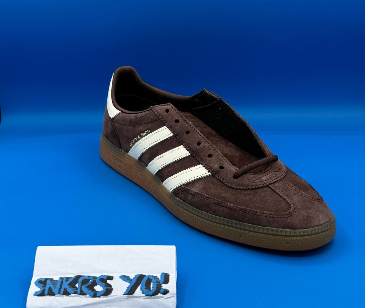 adidas Originals Handball Spezial x Sporty & Rich Brown adidas Originals Handball Spezial x Sporty & Rich Brown