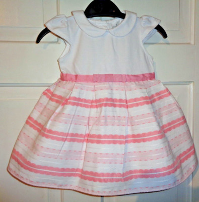 Jasper Conran Girls Pretty Pink Party Dress 3-6 Months 