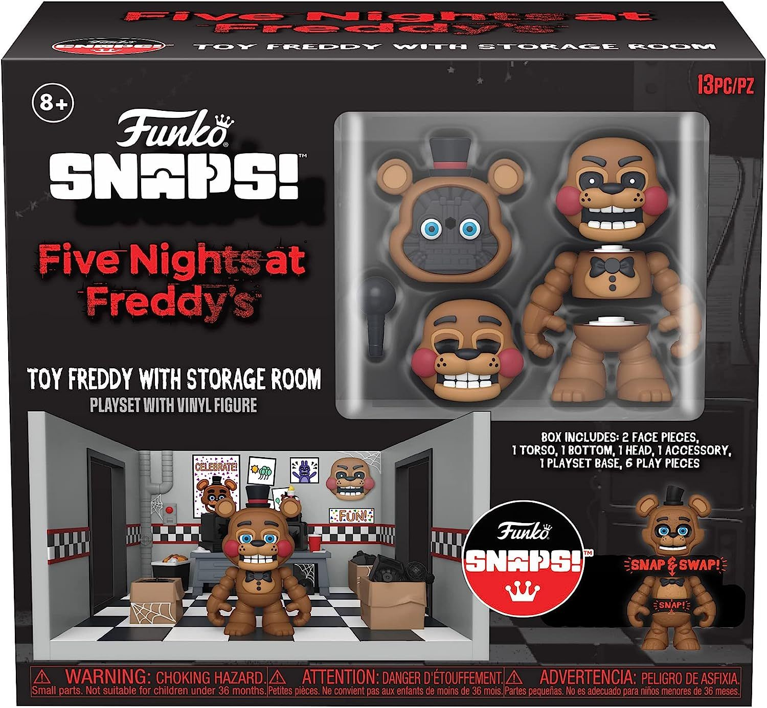 Five Nights at Freddy's 2-inch Four Pack Vinyl Figures Set #1 (NEW) U.S.  Seller