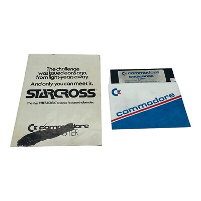 Starcross Infocom Commodore Computer Game C-64629 1982 1983