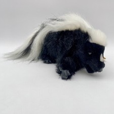 Folkmanis Black and White Skunk 10" Hand Puppet with Tags Realistic Retired