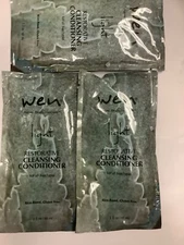3x WEN Light Restorative Cleansing Conditioner Travel Packet - 2 oz  Each - New