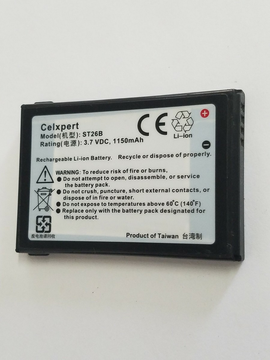Celxpert ST26B 3.7V 1150mAh Battery for IMate SPI SP3 SP5 Tornado