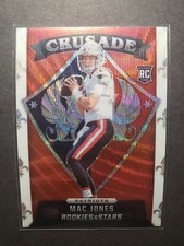 2021 Rookies & Stars Crusade MAC JONES Red Wave Prizm Rookie Card RC QB Patriots