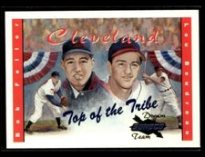 2001 Sunoco Dream Team #11 Bob Feller / Lou Boudreau Card Cleveland Indians
