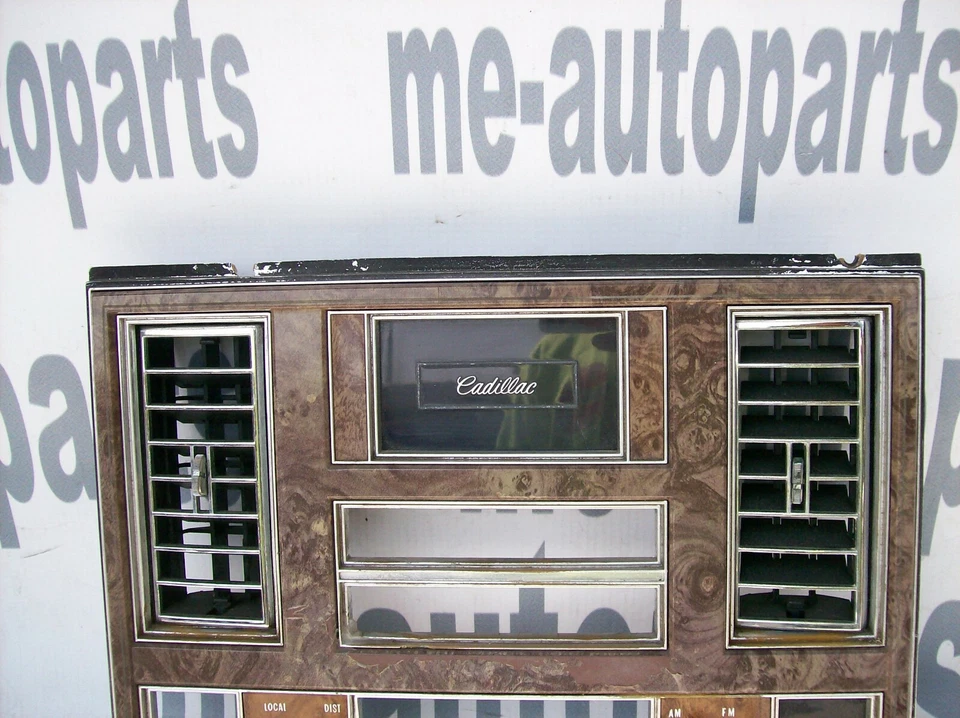 Cadillac Eldorado Sevilla 1979-1983 OEM radio tablero central bisel moldura con ventilaciones Foto 2 de 4