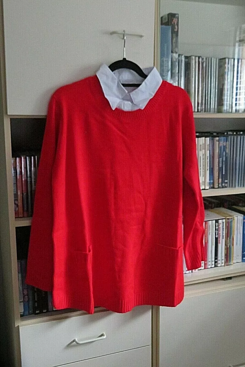 White red hotsell sweater