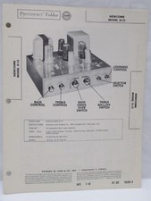 Vintage Howard W Sams Photofact Folder Radio Parts Manual Newcomb Model D-12