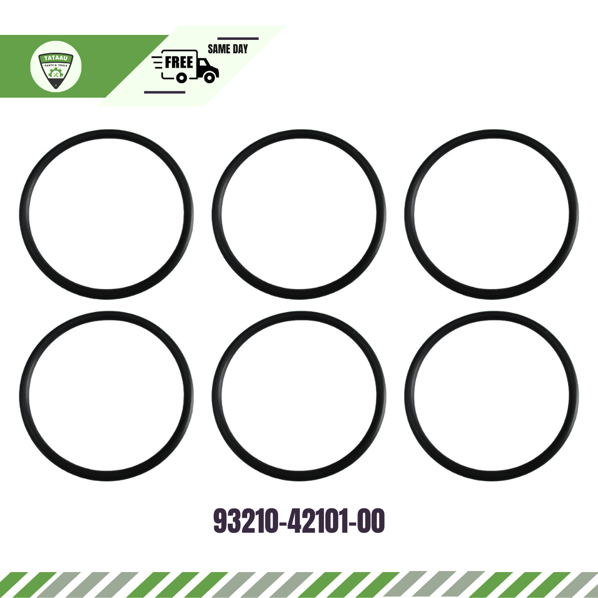 93210-42101-00 Fits Yamaha Outboard Motor 2 HP O-Ring x 6 PCS