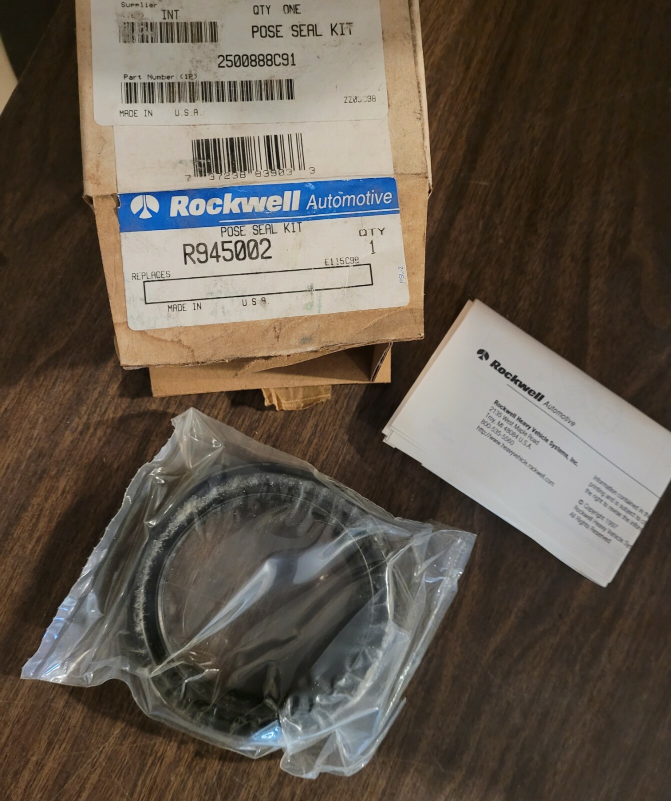 ROCKWELL POSE SEAL KIT R945002