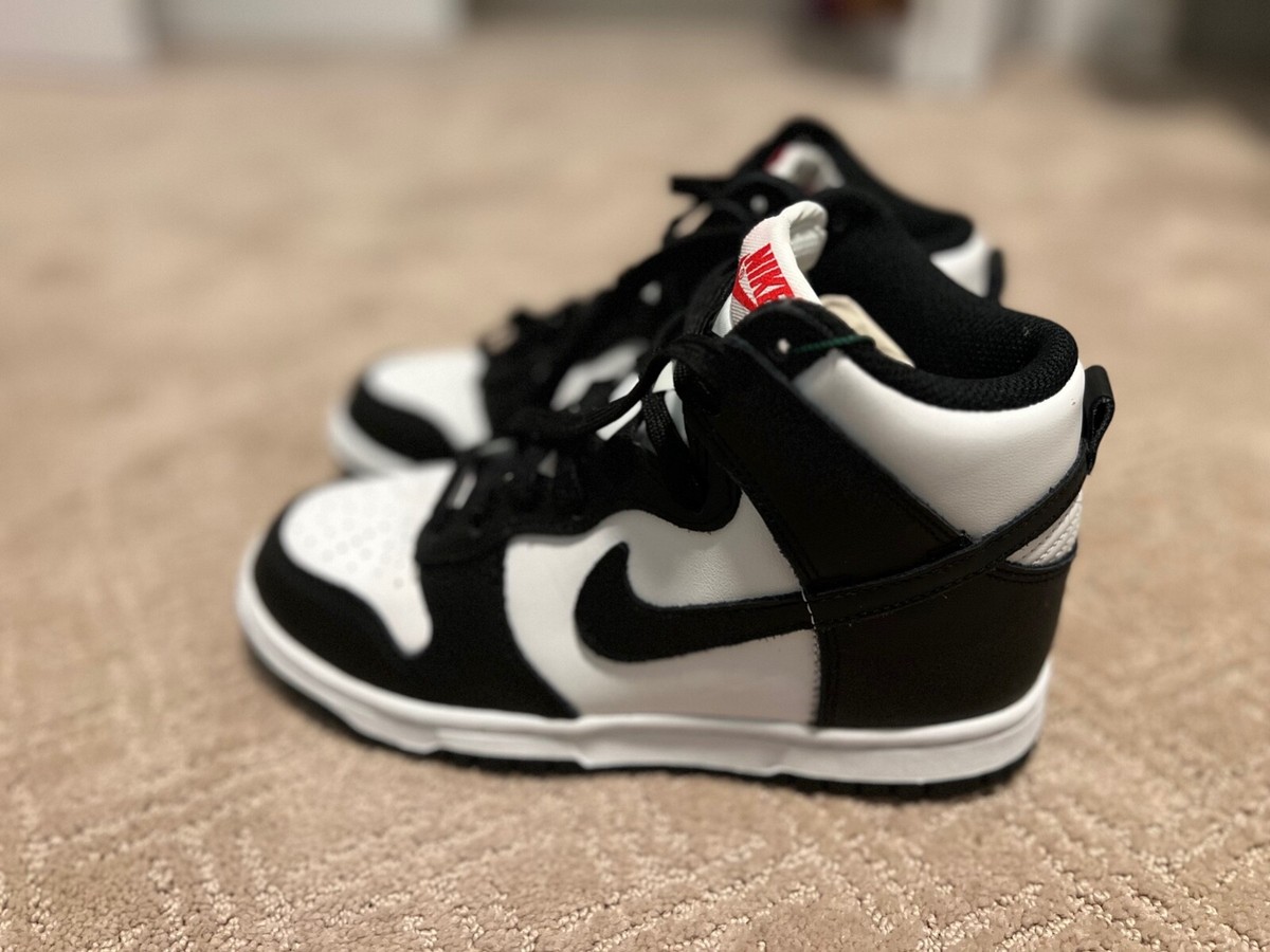 Size 5 - Nike Dunk High Black White W 194956811541| eBay