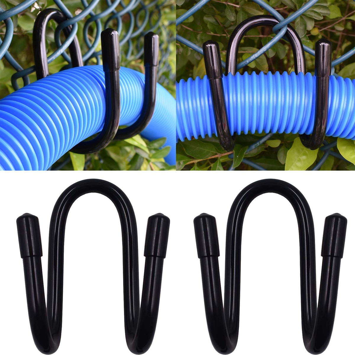 Chain Link Fence Hangers for Link Fence,Chain Fence -to Hold  Poles,Brushes,Rakes | eBay