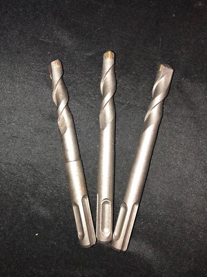 Qty 3 SDS Rotary Hammer Drill Bits 3/8'' x 4 1/4'' fit Hilti Bosch DeWalt Mikita