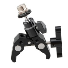 CAMVATE Super Crab Clamp w/5/8" Ball Head Mount for Microphone Mount/Stand/Clip