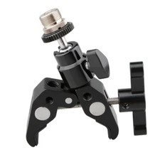 CAMVATE Super Crab Clamp w/5/8" Ball Head Mount for Microphone Mount/Stand/Clip
